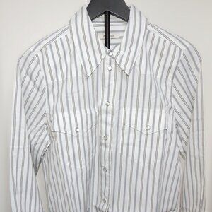 Madewell Western Poplin Button-Up Shirt – Women’s Size 6 (NWT)